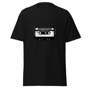 Unisex classic tee cassette tape
