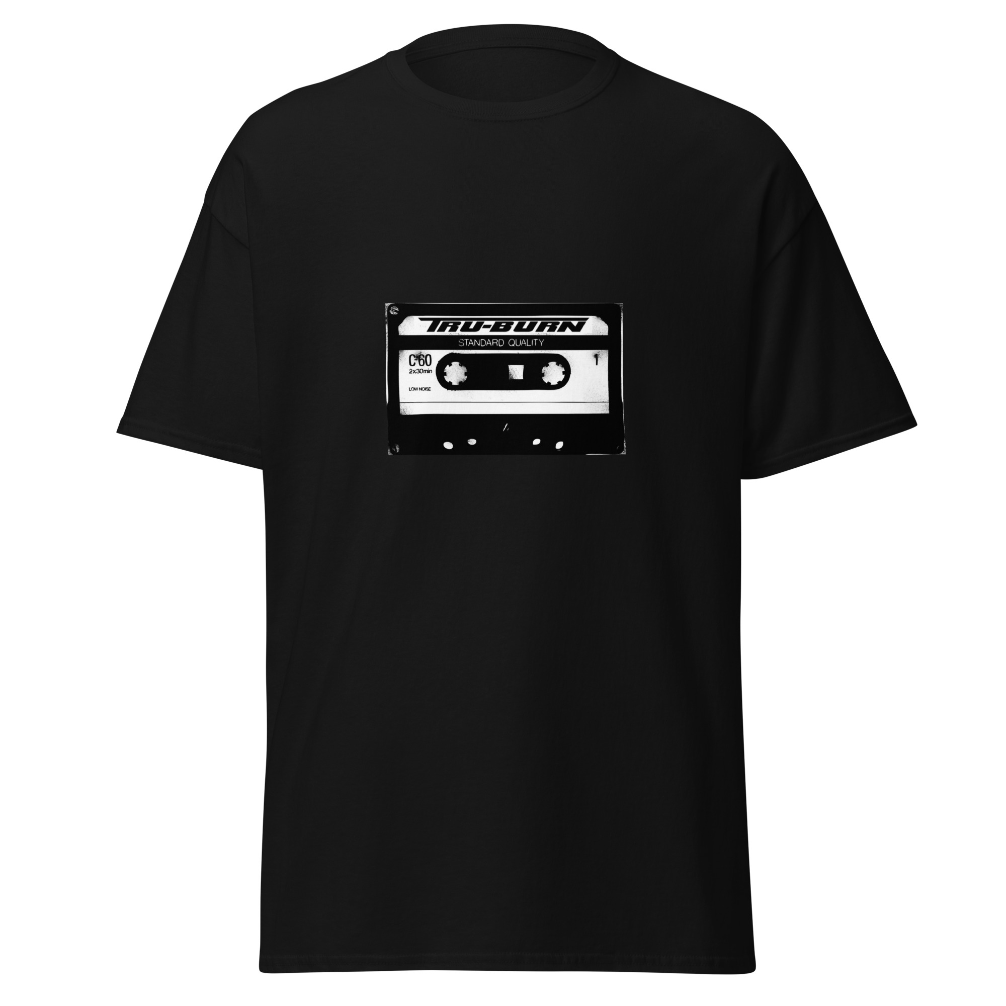 Unisex classic tee cassette tape